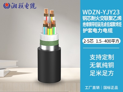 銅芯耐火交聯(lián)聚乙烯絕緣鋼帶鎧裝無(wú)鹵低煙聚烯烴護套電力電纜